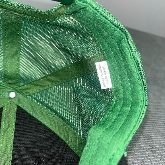 John Deere Tractors Hat Cap Black Green Adult Mesh Snapback Farm Agriculture - Picture 11 of 13